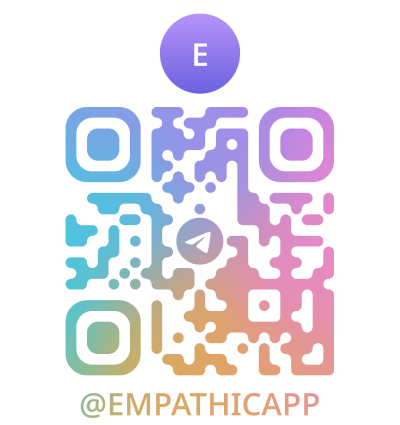 QR-код Telegram @empathicapp